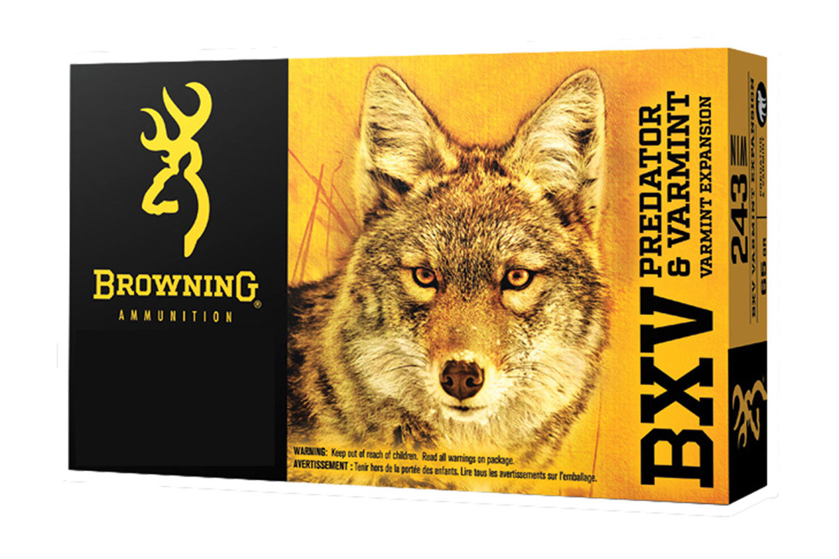 Browning BXV 50 gr Polymer Tip 22-250 Remington Ammunition 20 Rounds - B192322250 - Browning