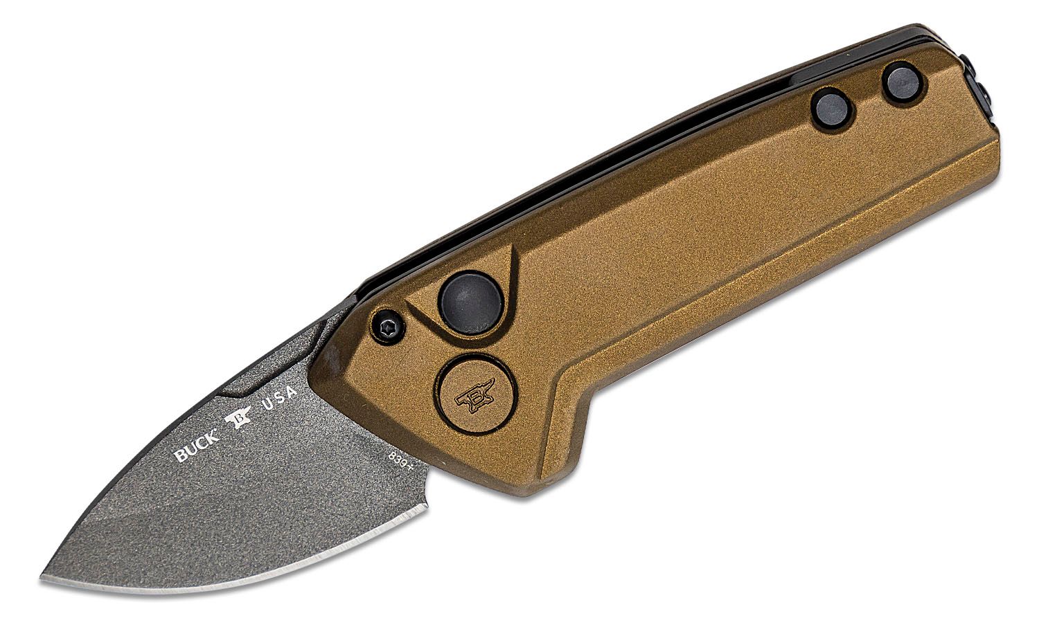 Buck Mini Deploy, Auto, Burnt Bronze - Buck Knives