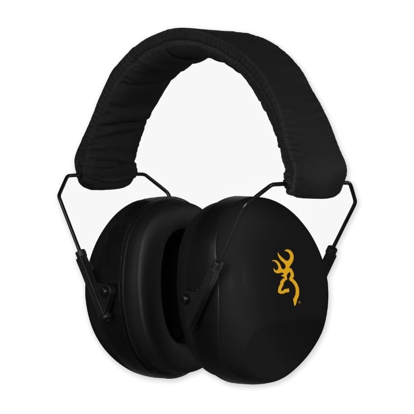 Browning Buckmark II Hearing Protector Earmuffs, Black - 12682 - Browning