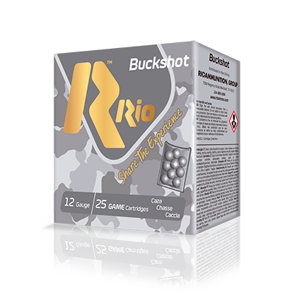Rio Royal Buck 12 Gauge 2.75" 27 Pellets #4 Buck Shot 25rds - RB122725
