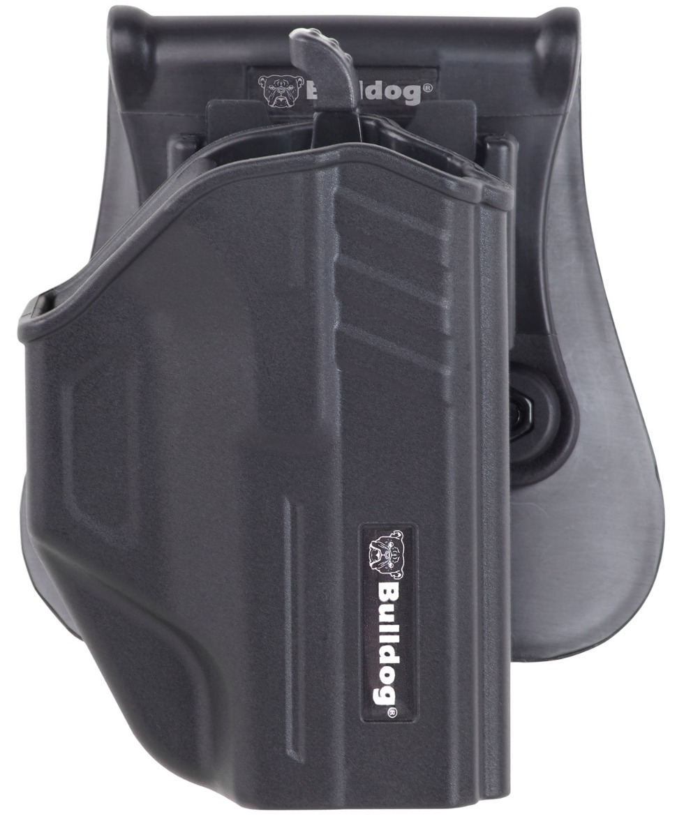 Bulldog TR-G17 Thumb Release Holster for Glock 17/22/31 w/ Mag Pouch, Right