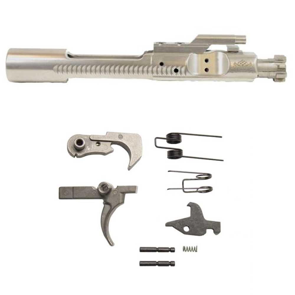 PSA AR-15/PA-10 EPT Enhanced Polished Fire Control Group & PSA Logoed Premium BCG