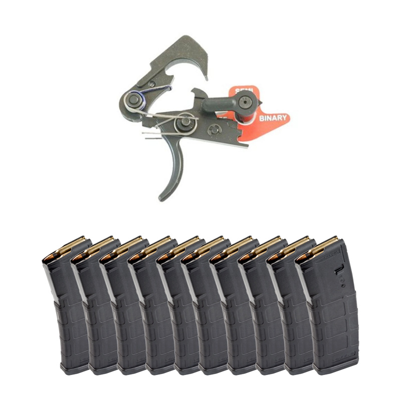 Franklin Armory BFSIII AR-C1 Binary Trigger & 10 Magpul PMAG 30rd Magazine GEN 2 MOE 5.56x45 - Palmetto State Armory