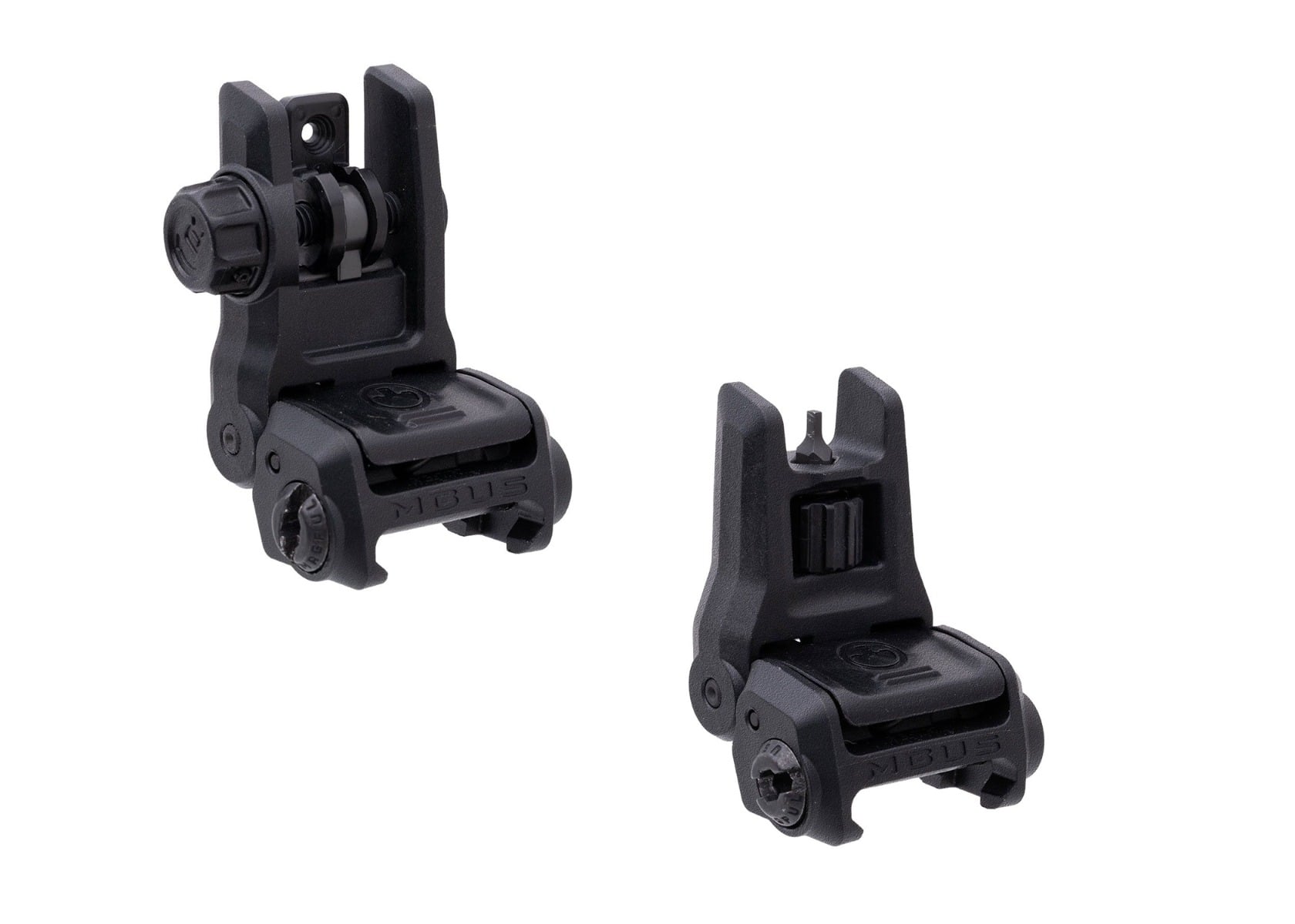 Magpul MBUS GEN 3 Folding Front & Rear Sight Set, Black
