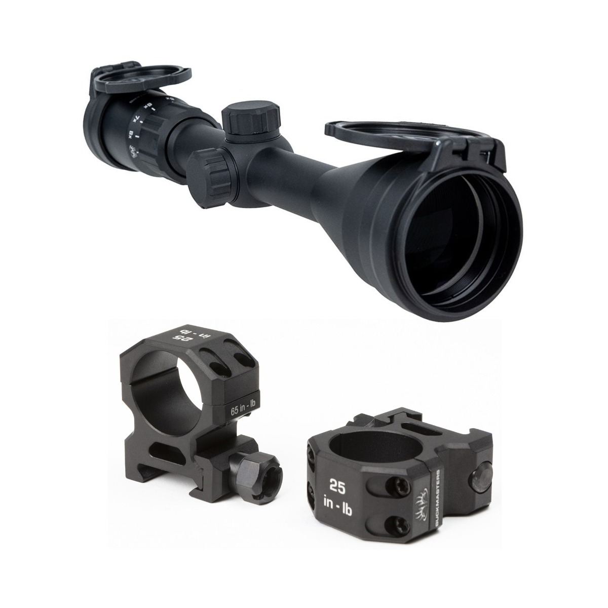 Sig Sauer Buckmaster 3-9x50mm Rifle Scope & Sig Sauer Buckmaster Scope Rings - 