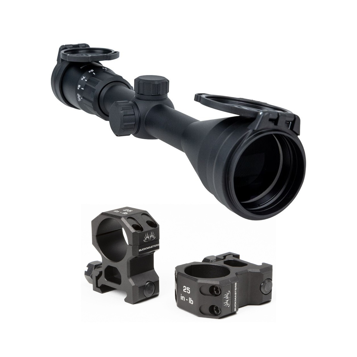 Sig Sauer Buckmaster 3-9x50mm Rifle Scope & Sig Sauer Buckmaster High Profile Scope Rings - 