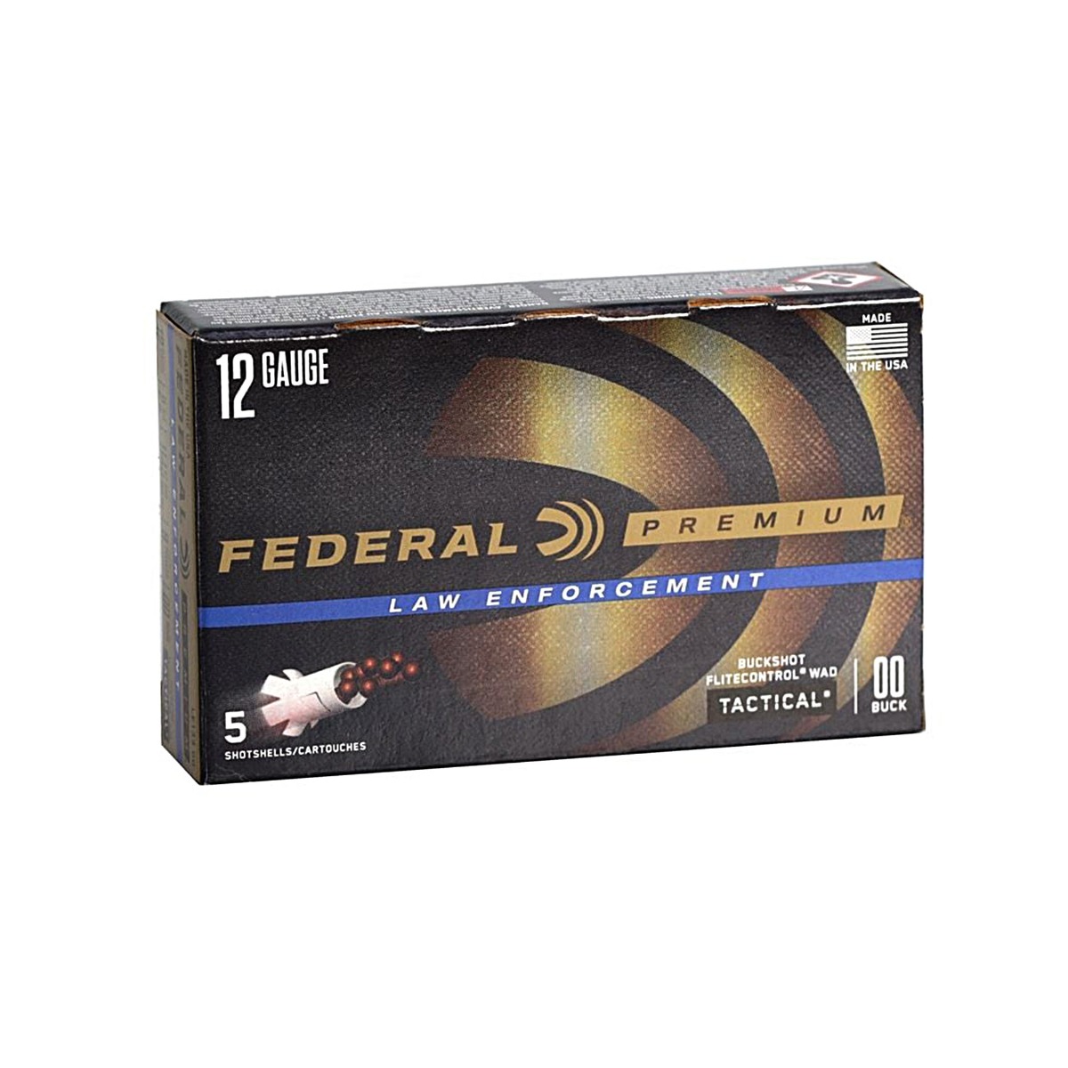 150 Rounds of Federal LE Tactical 12 Gauge 00 Buckshot