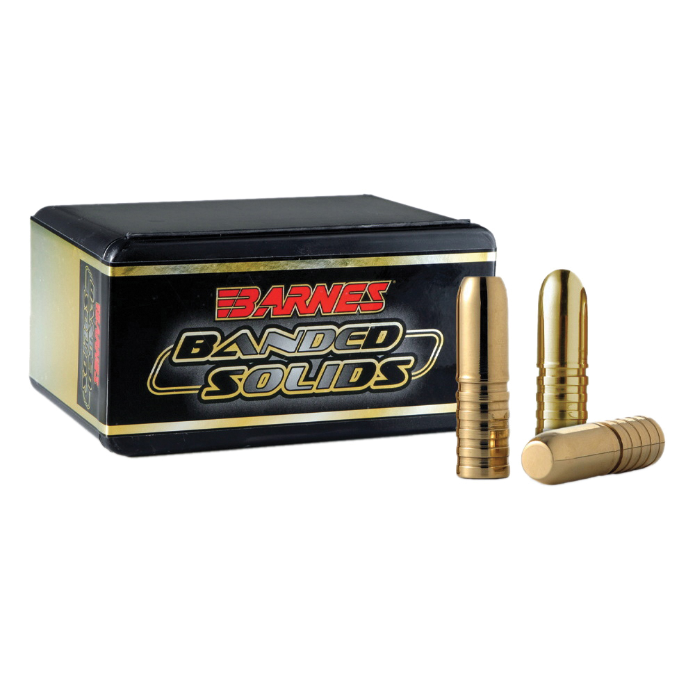 Barnes Banded Solid 9.3mm SRN Pistol Bullet, 250 gr 0.366" 50rds - Barnes