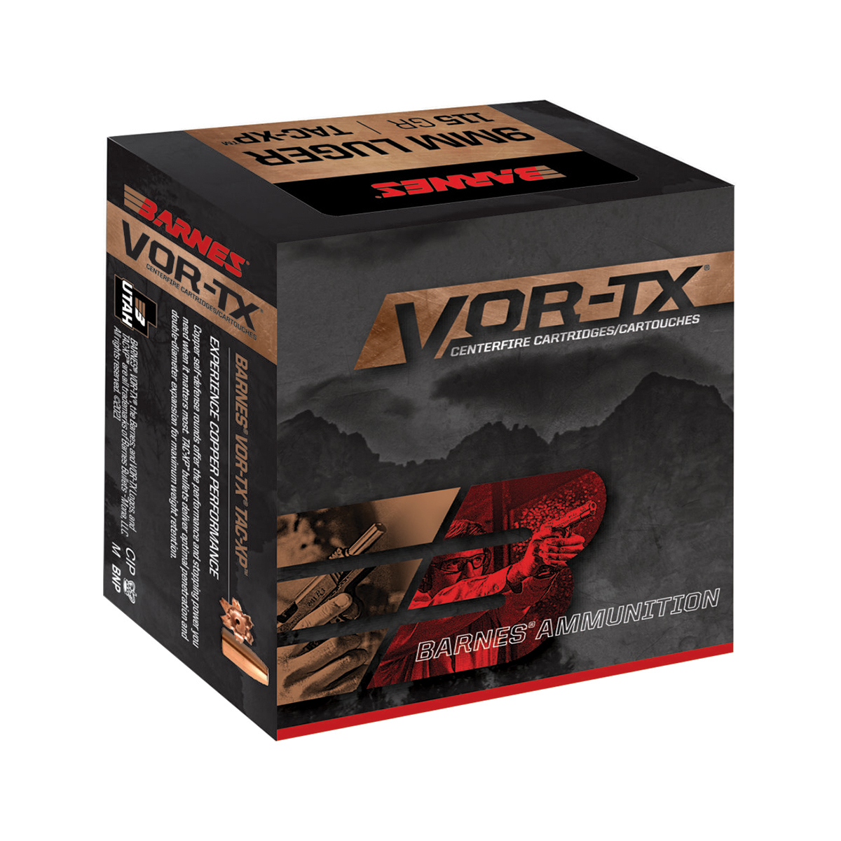 Barnes VOR-TX .40 S&W 140 gr PT 20rds - Barnes