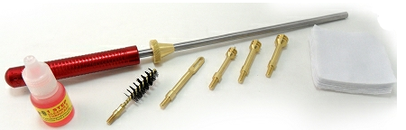 Pro-Shot .38/9mm-.40-10mm-45Cal. 8" Length Competition Pistol Cleaning Kit  C-MULTI