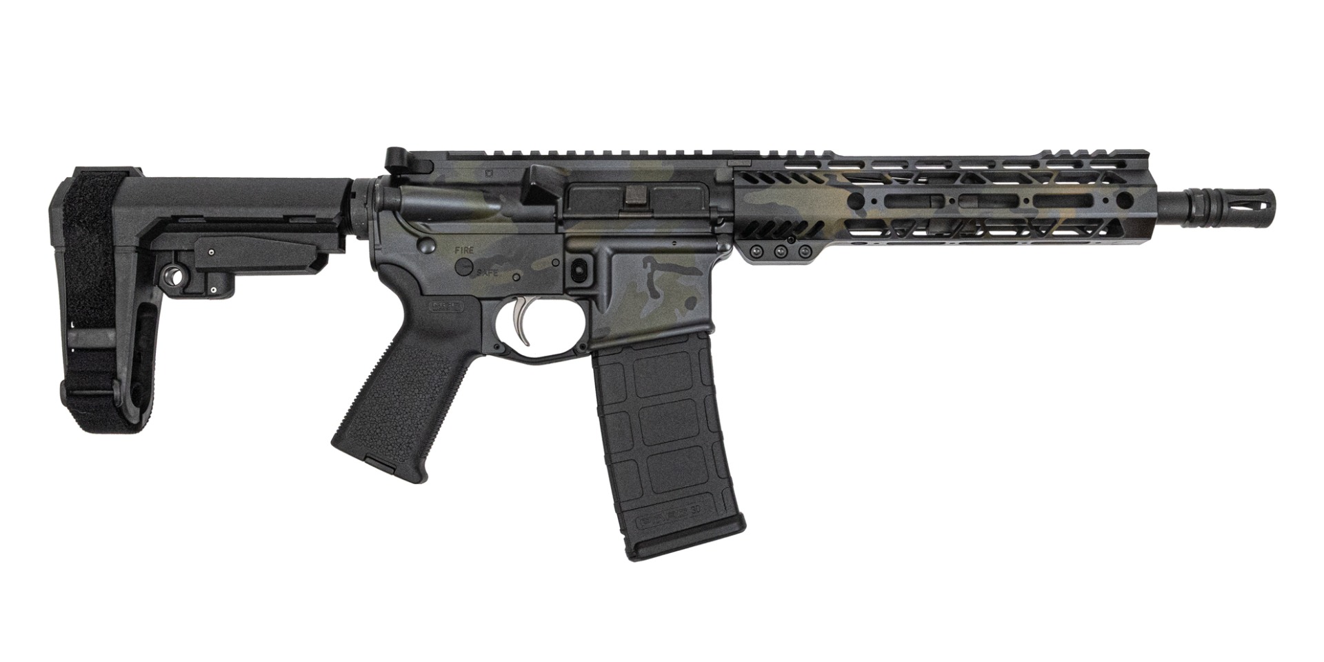 PSA Custom 10.5" Pistol-Length 300AAC 1/8 Phos 9" Mlok Pistol W/ EPT Trigger - Black OCP - Psa Custom