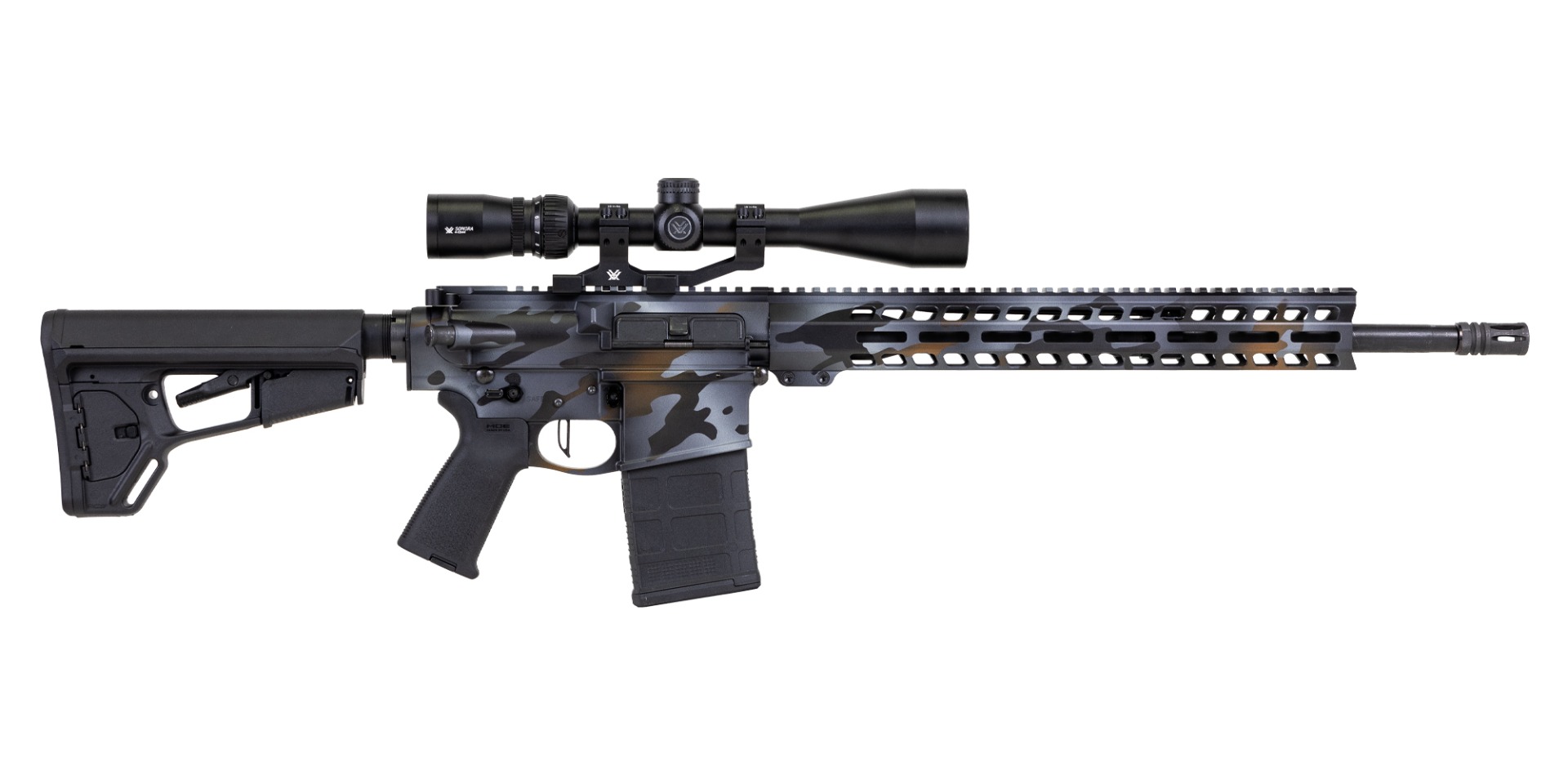 PSA Custom PA10 18" Rifle-Length .308 WIN 1/10 15" LTWT MLOK Rifle, 3.5lb Flat FCG - Dusk Fall - Psa Custom