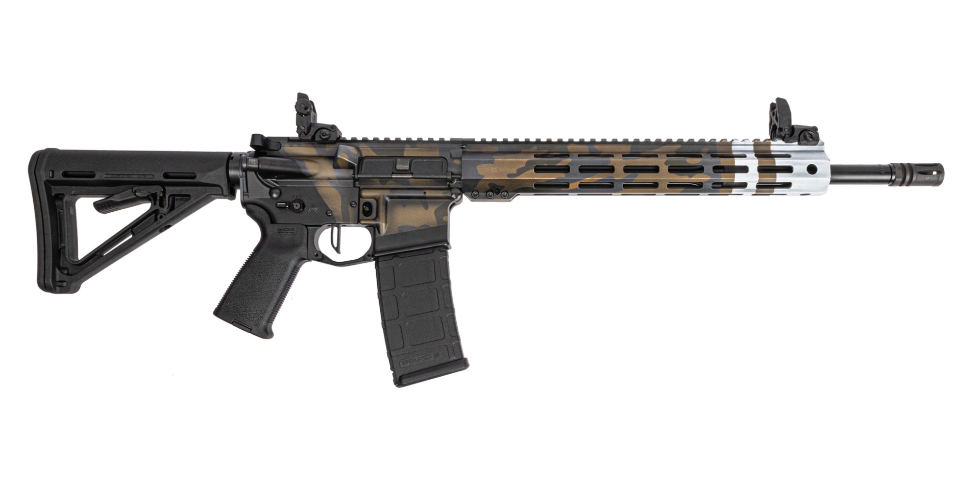 PSA Custom 16" 5.56 NATO1/7 Rifle W/ 13.5" Mlok Rail, PSA Custom Flatbow FCG - GCB - Psa Custom