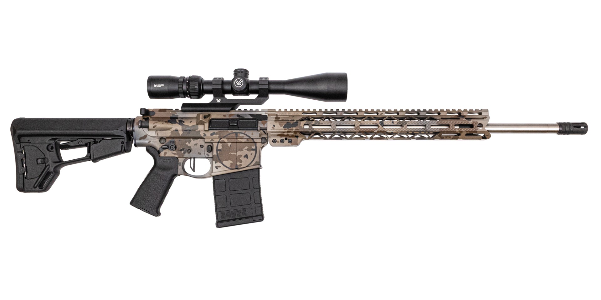 PSAC Gen3 PA65 20" Rifle-Lgth 6.5crdmr 1/8 SS 15" Ltwght MLOK Rifle, 3.5lb Flat, Vortex- Deer Hunter - Psa Custom