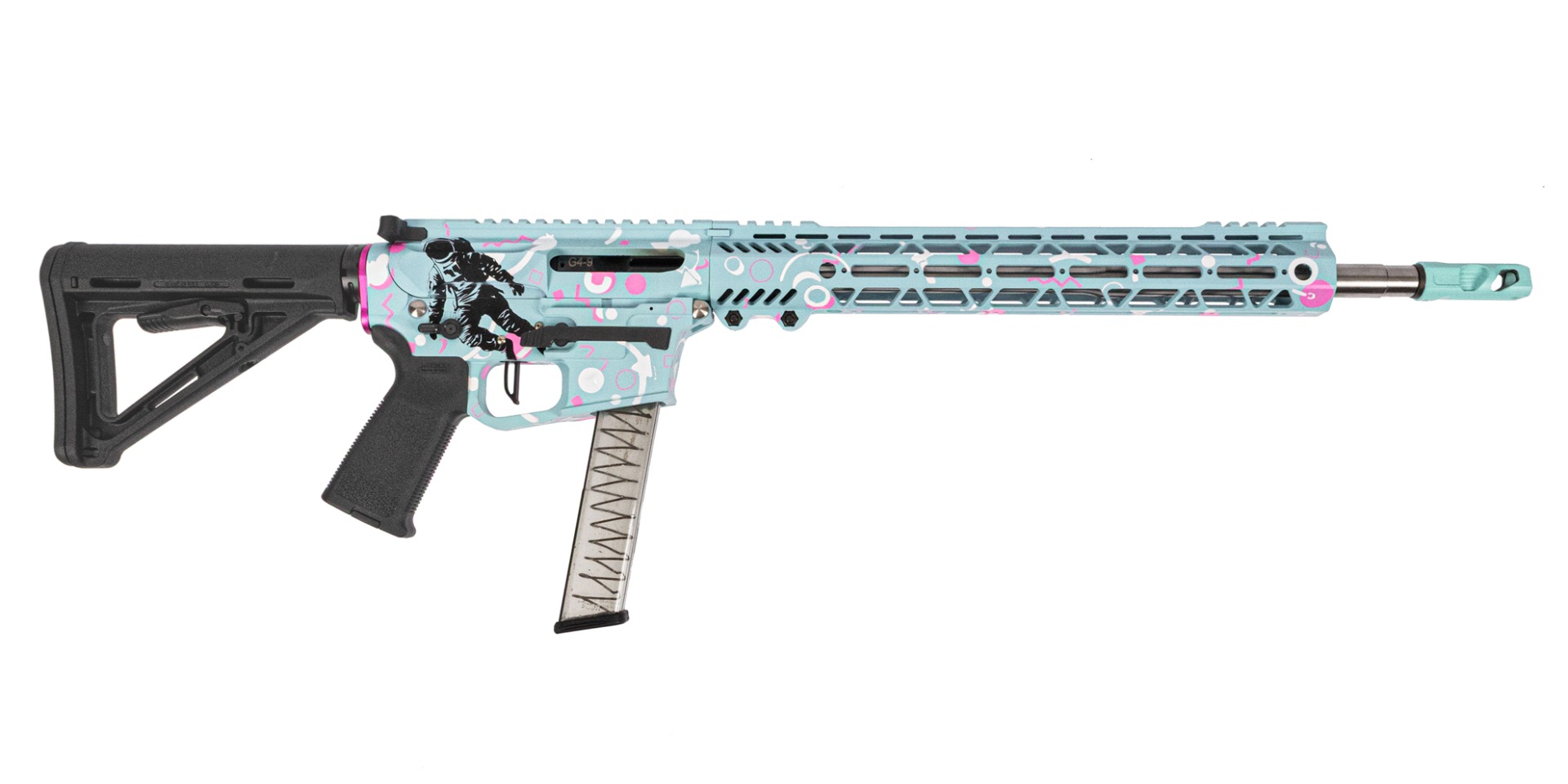 PSA Custom 16" 9mm Rifle W/ PSA Custom Flatbow FCG, VHS Voyager - Psa Custom