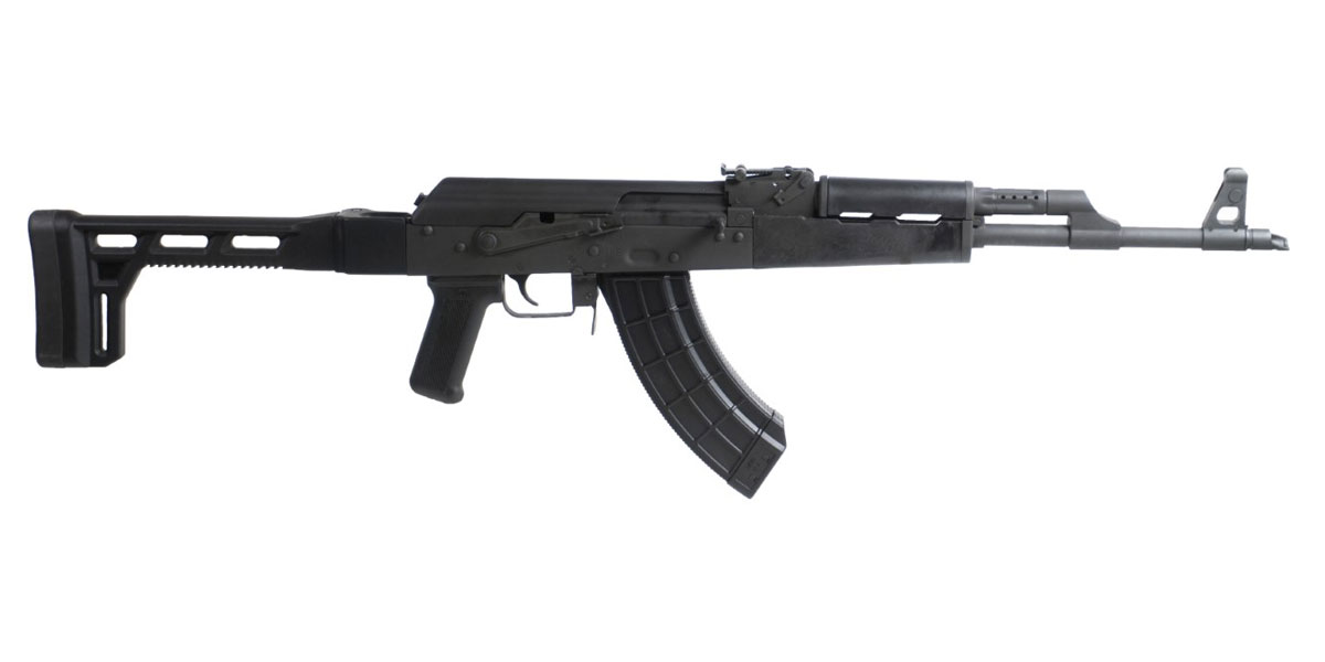 Century Arms VSKA 7.62x39 Side Folding AK-47 Rifle, Black - RI4362-N - Century Arms