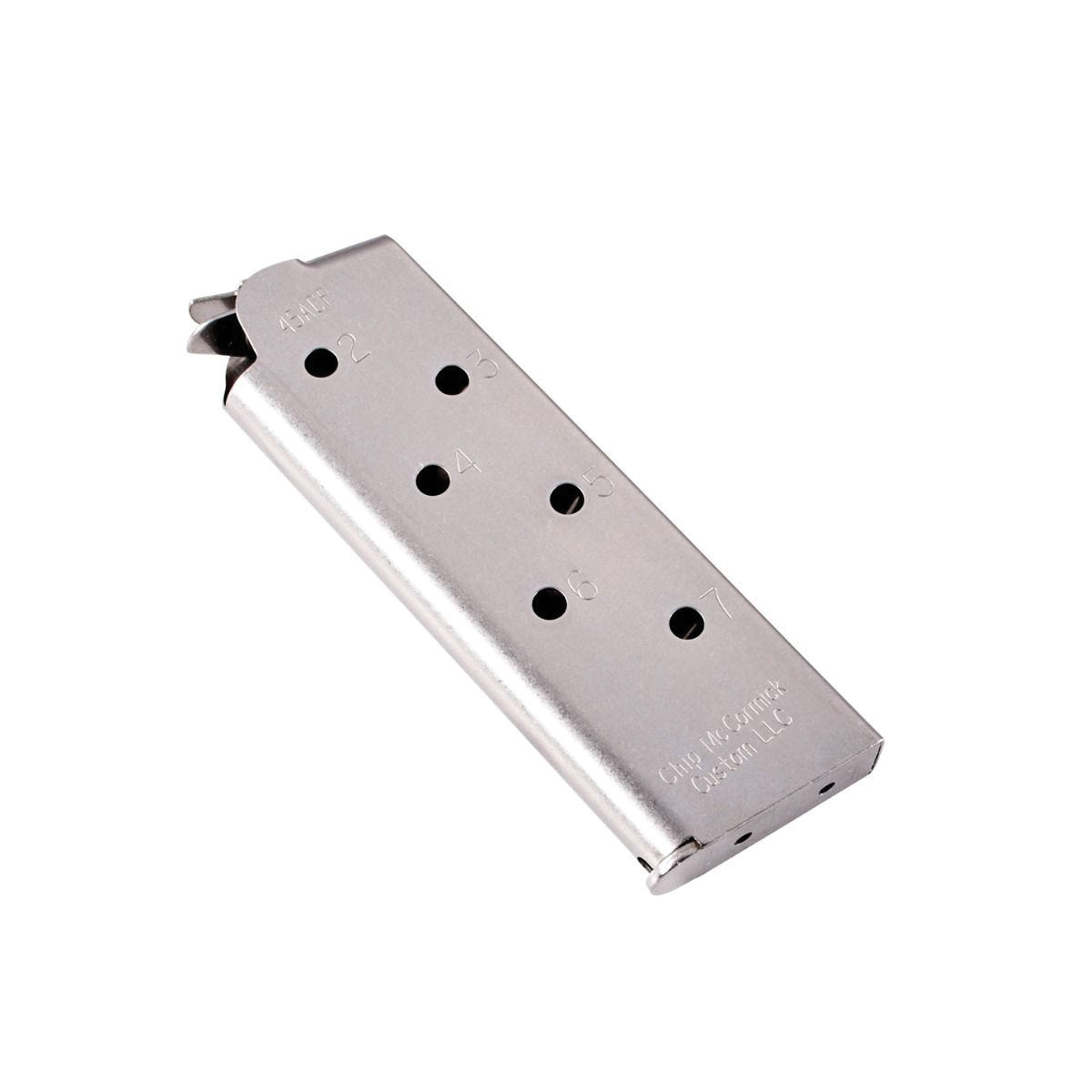 Chip McCormick Match Grade 7rds .45 ACP, Stainless Steel - Chip McCormick