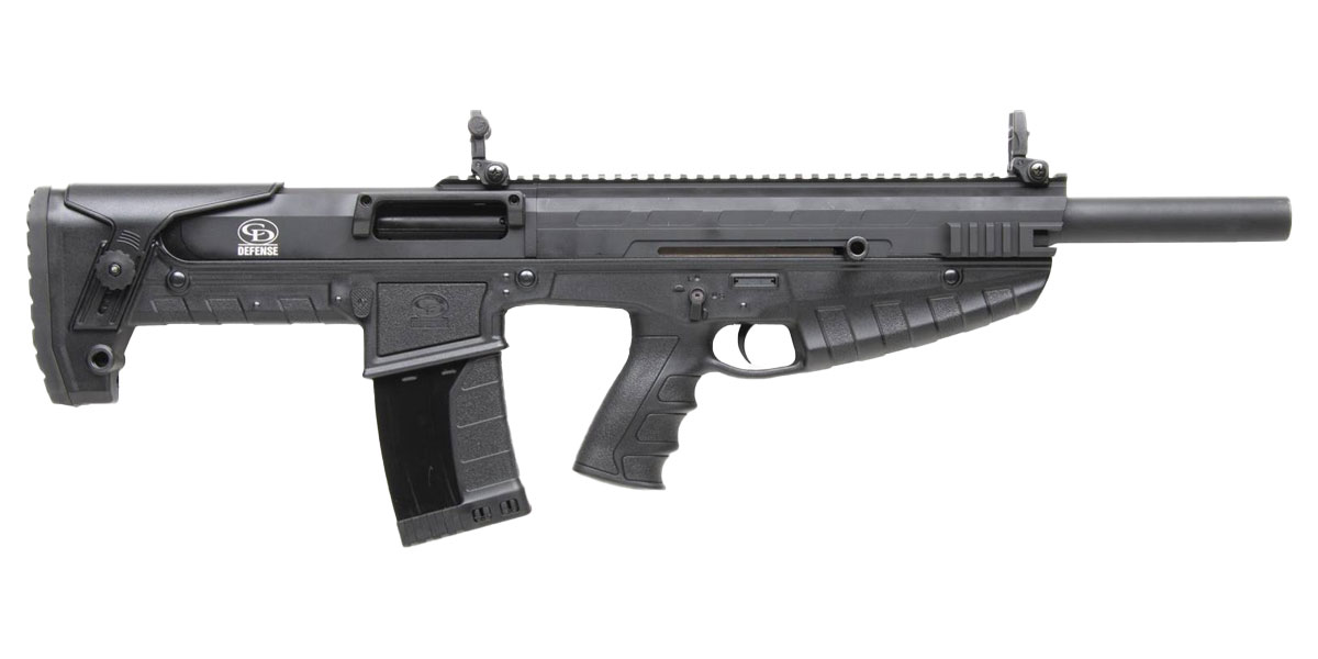 Charles Daly N4S 18.5" Semi Automatic Bullpup 12 Gauge Shotgun, Black - 930.318 - Charles Daly