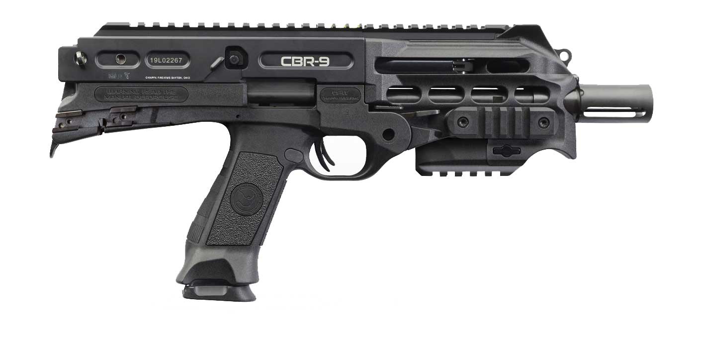 Chiappa CBR-9 Black Rhino 9mm Pistol, Black - 500.217 - Chiappa Firearms