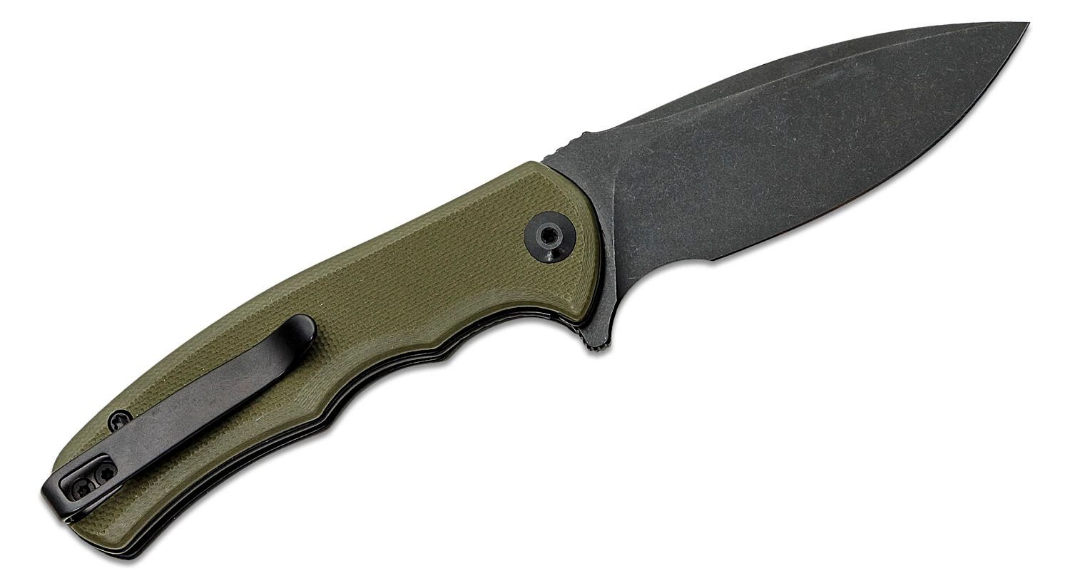 CIVIVI Mini Praxis OD Green G10 Handle Black Stonewashed - C18026C-1 - Civivi