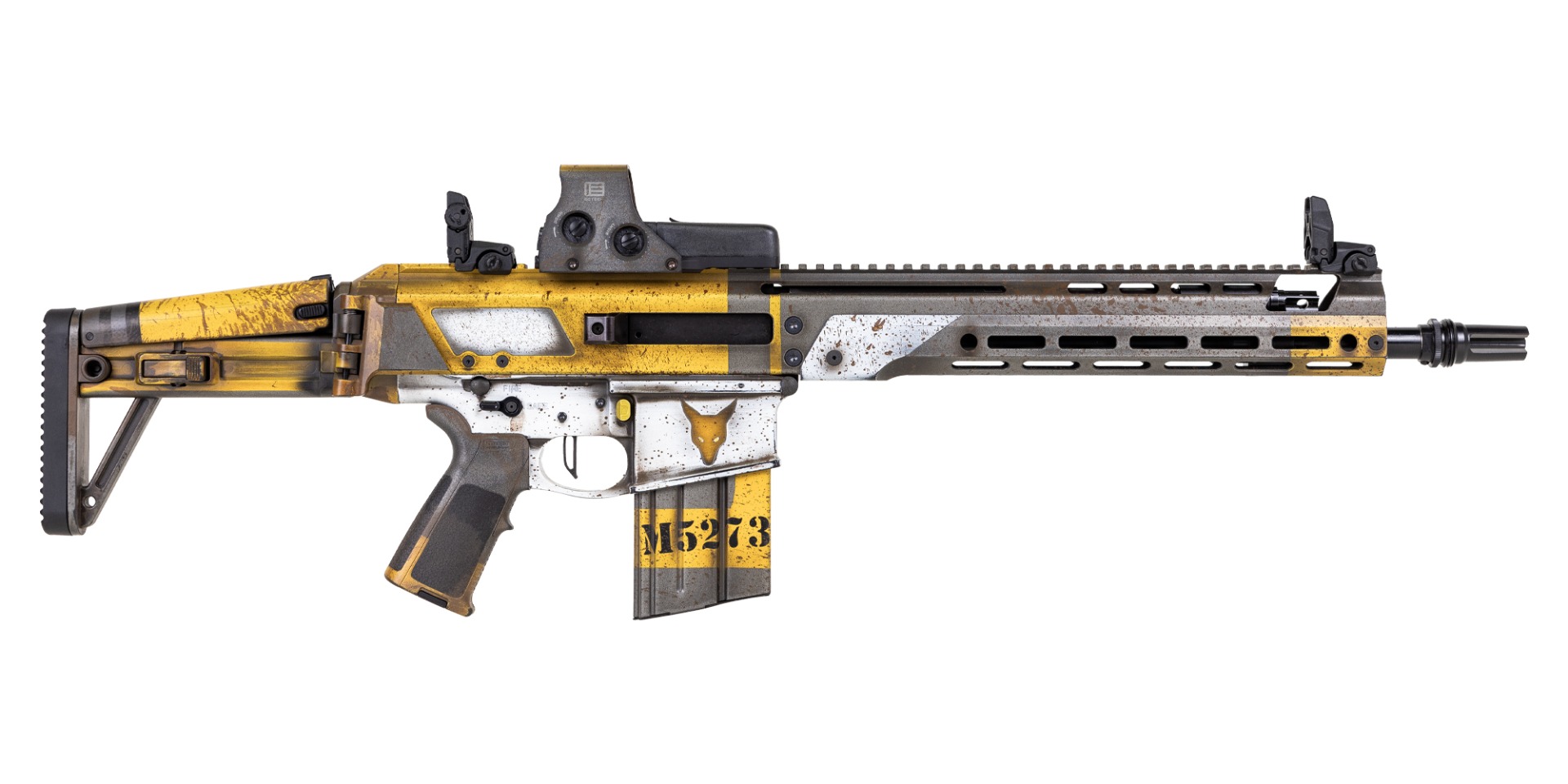 PSA Custom Jakl .308 Win 14.5 Rifle W/ PSA Custom Flatbow FCG, Eotech 512.A65 Sight, Smoke Stack - Psa Custom