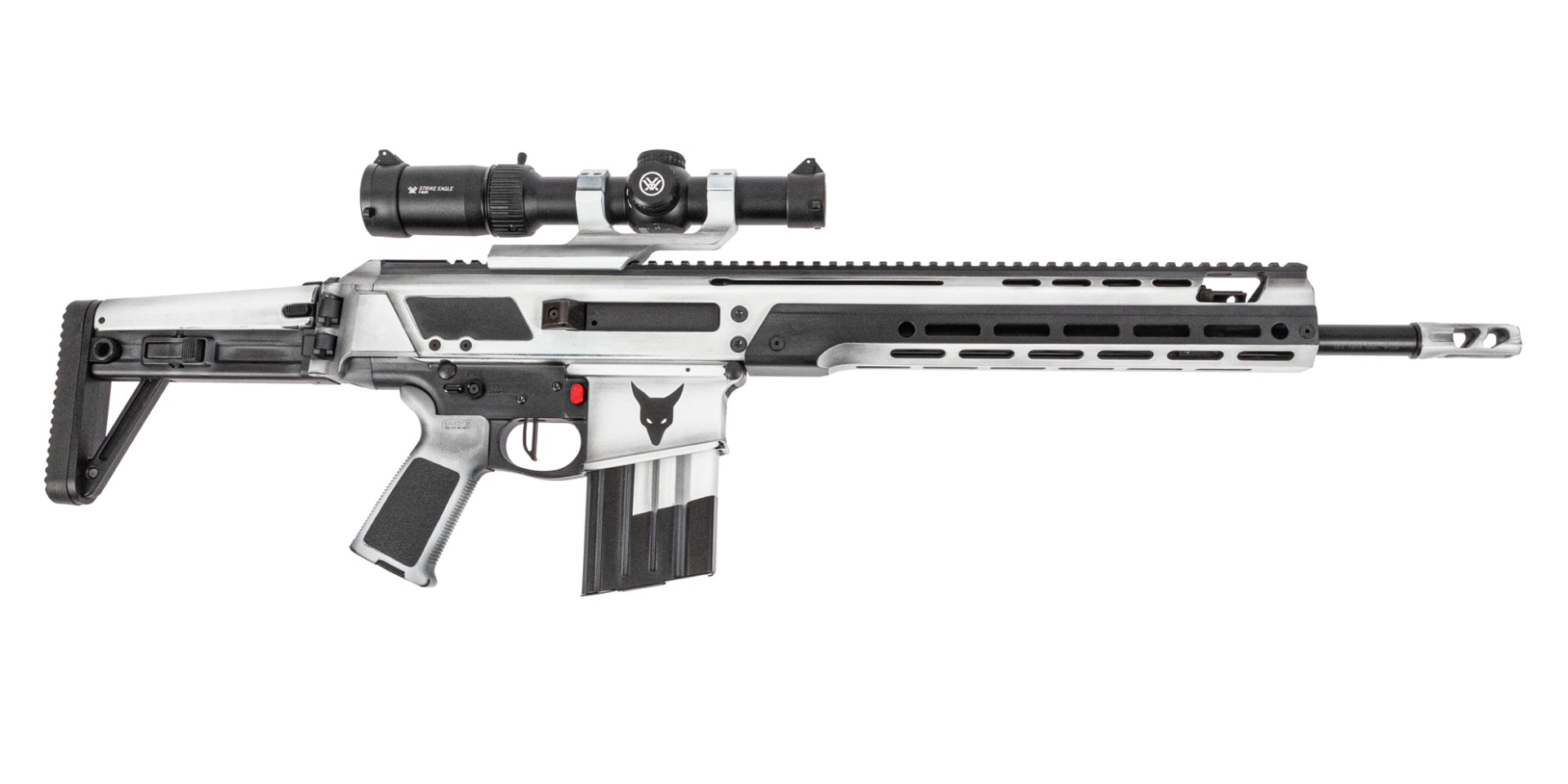 PSA Custom Jakl-10 16" Rifle W/ PSA Custom Flatbow FCG, Vortex Strike Eagle Scope - Trooper - Psa Custom