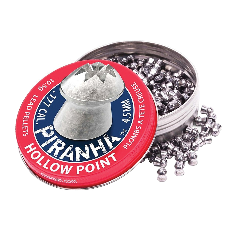 Crosman Premier Piranha .177 Caliber HP Airgun Pellet, 10.50 gr 400rds - Crosman