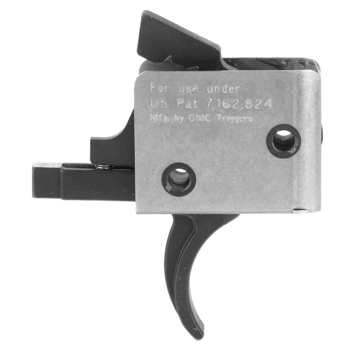 CMC Match Curved Single Stage AR-15 Trigger, Black - 91505 - Cmc