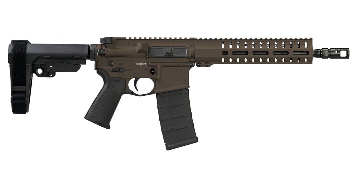 CMMG Banshee 300 Mk4 40rd 4.6x30mm Pistol, Midnight Bronze - 46A96B4-MB - Cmmg