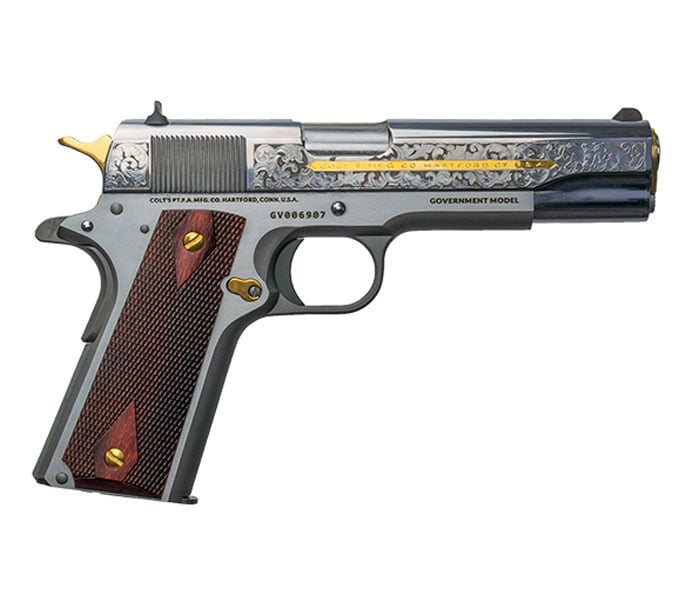 Colt Heritage 1911 .38 Super Pistol, Custom Engraved - O1911C-SS38-DHM - Colt