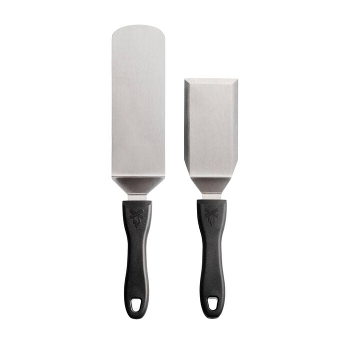 Camp Chef Stainless Steel 2-Piece Professional Spatula Set, Silver - Camp Chef