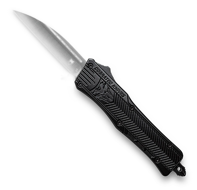 CobraTec Small CTK-1 BLK Wharncliffe - SBCTK-1SWNS - Cobratec Knives Llc
