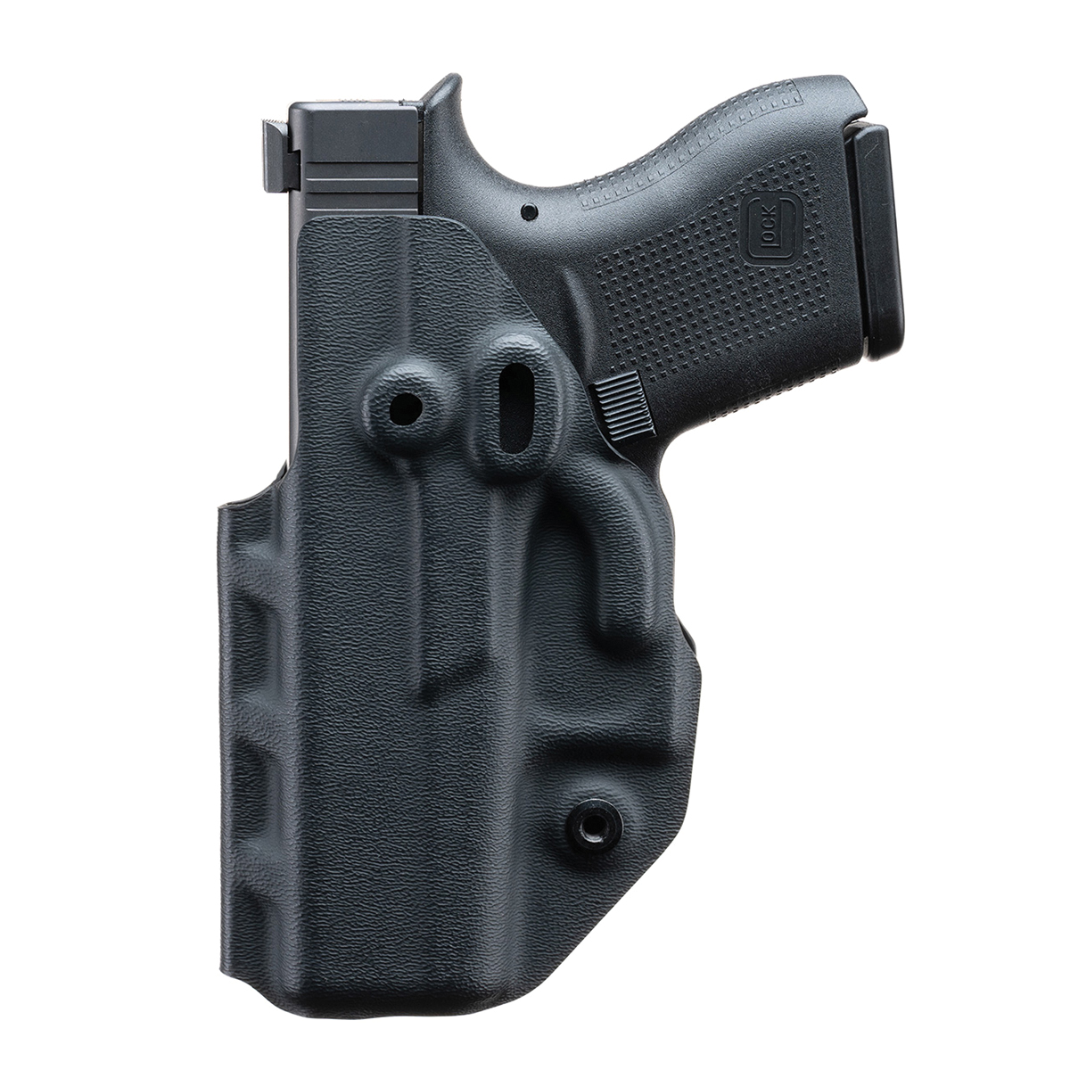 Crucial Concealment Covert IWB Glock G19 w/TLR-7 AXHL-X IWB Holster Ambidextrous Kydex, Black