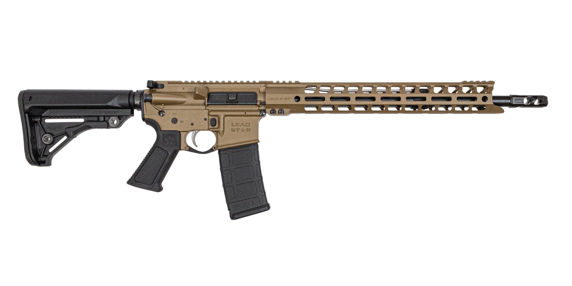 Lead Star Arms Grunt Rifle- 16" .300 Blackout w/ 17" Handguard (Coyote)