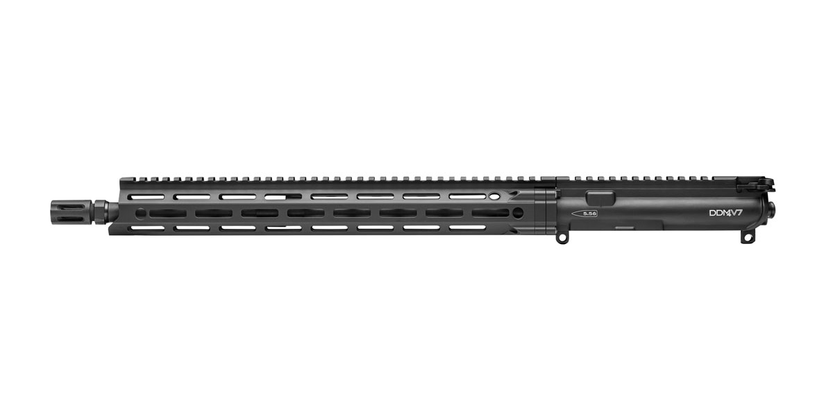 Daniel Defense DDM4V7 5.56x45mm 16" Cold Hammer Forged AR-15 Upper Receiver, Black - 23-128-02339-047 - Daniel Defense
