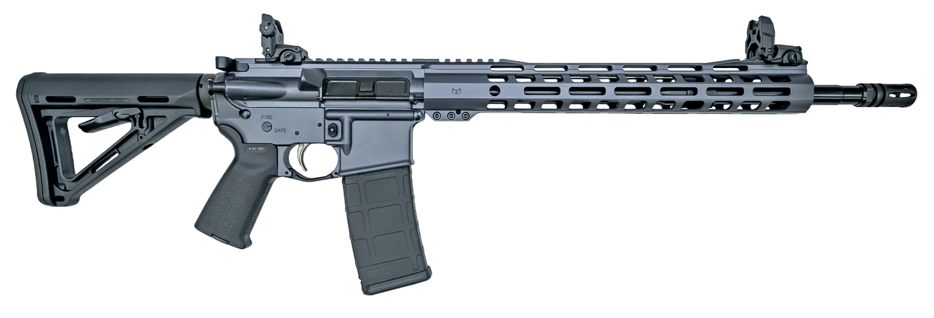 PSA Custom 16" Mid 5.56 NATO 1/7 13.5" Mlok MOE Rifle W/ EPT FCG - Grey - Psa Custom