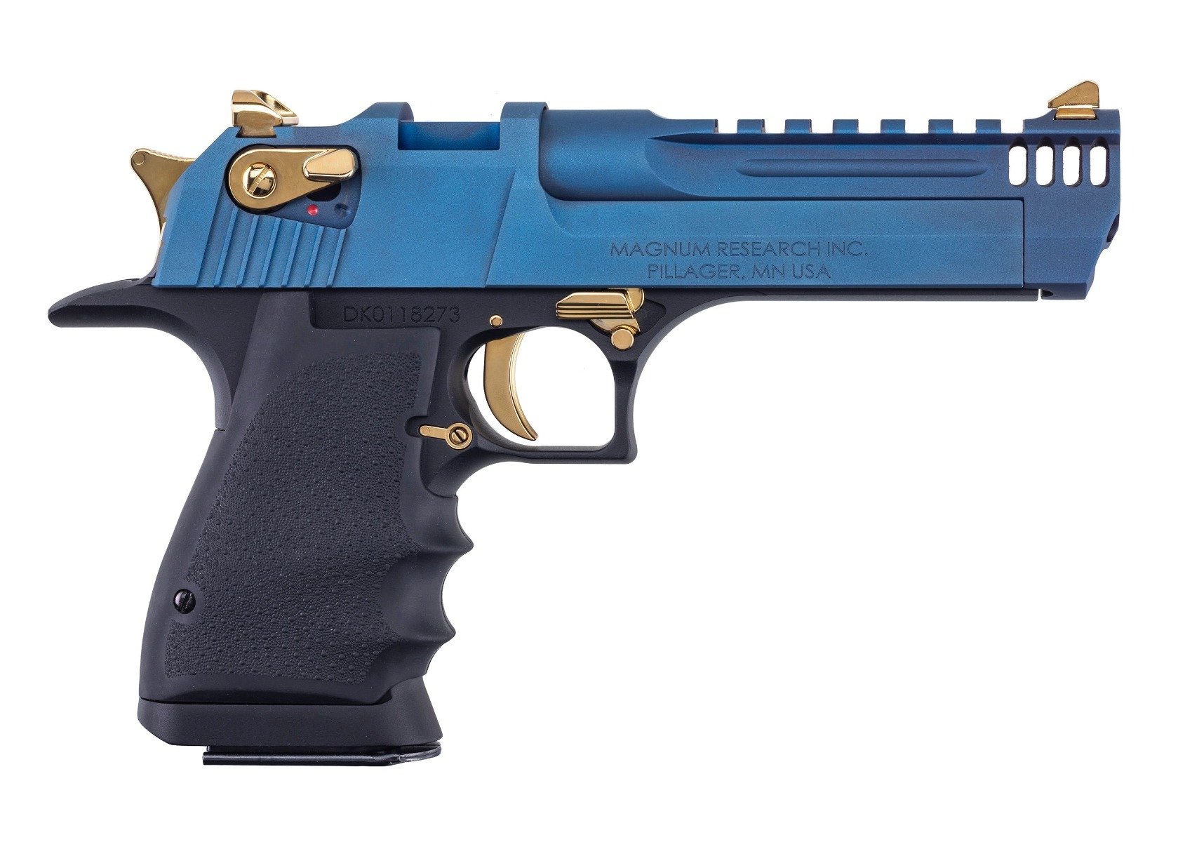 Magnum Research Desert Eagle L5 5" .357Mag 9rd Pistol, Carbo Blue PVD - DE357L5CBG - Magnum Research