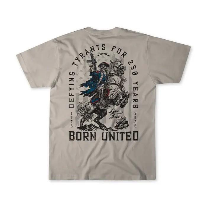 Born United Born United 250th T-Shirt, White - Small