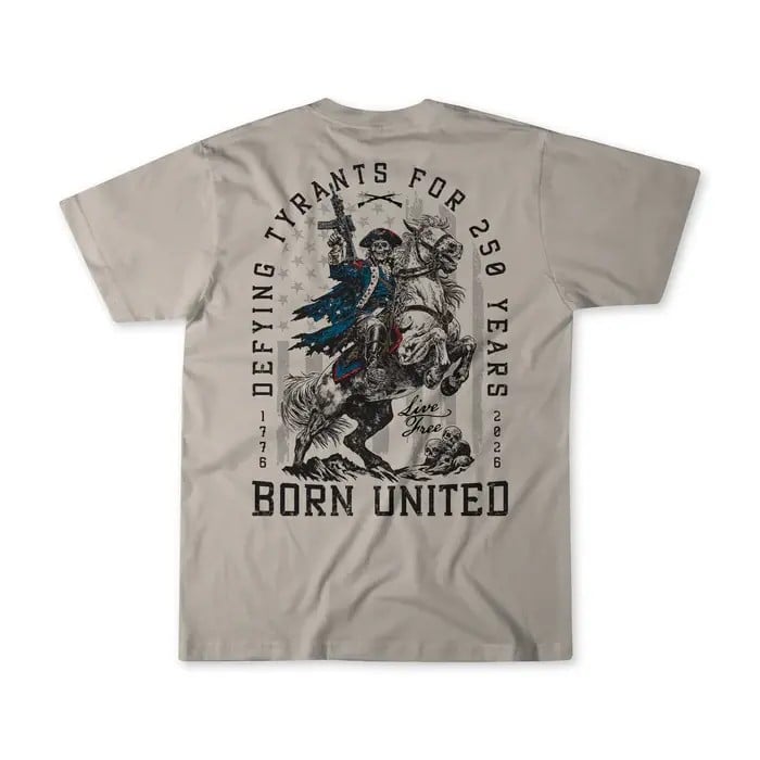 Born United Born United 250th T-Shirt, White - X-Large