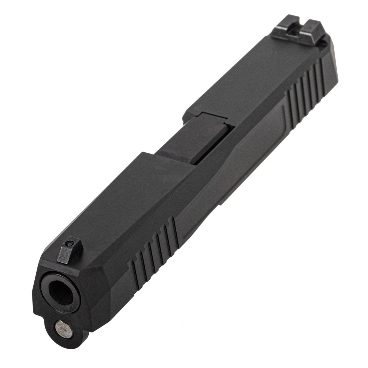 PSA Dagger Complete ECC Slide Assembly, Day Sights, Non-Threaded, Black