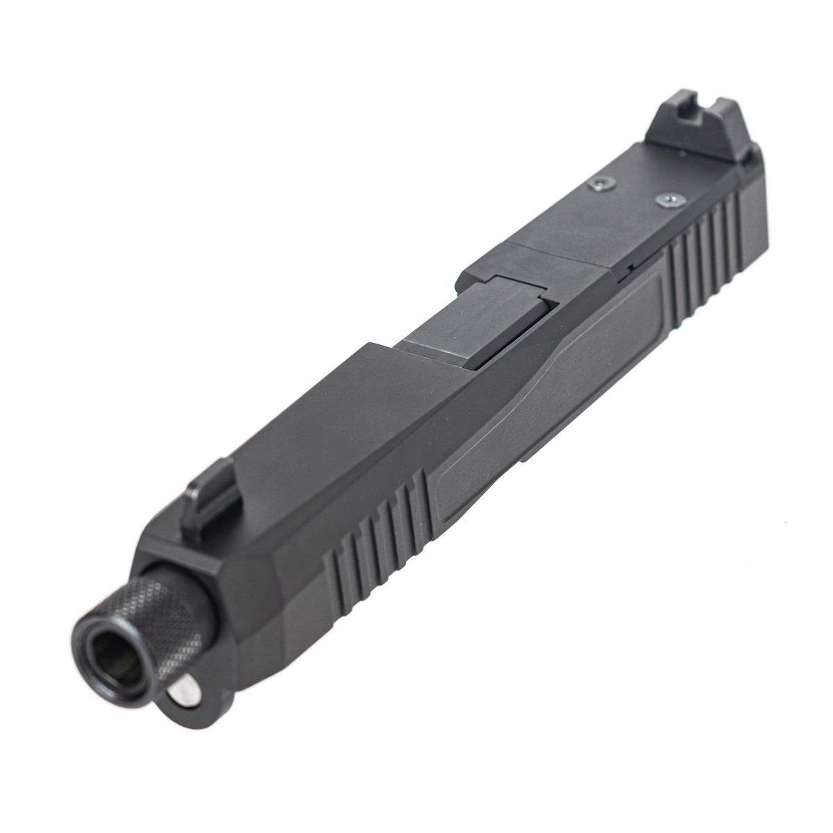 PSA Dagger Complete Doctor Cut Slide Assembly with Threaded Barrel, Extreme Carry Cut, Black - Palmetto State Armory