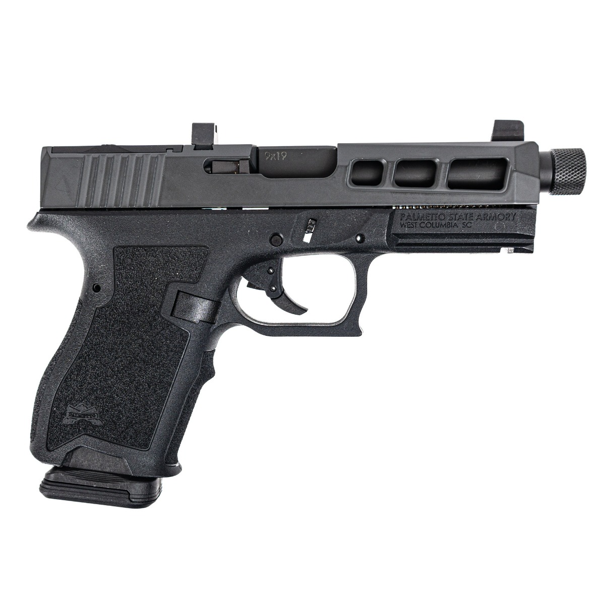 PSA Dagger Compact 9mm Pistol With SW1 Extreme Carry Cut RMR Slide & Threaded Barrel, 2-Tone Gray - Palmetto State Armory