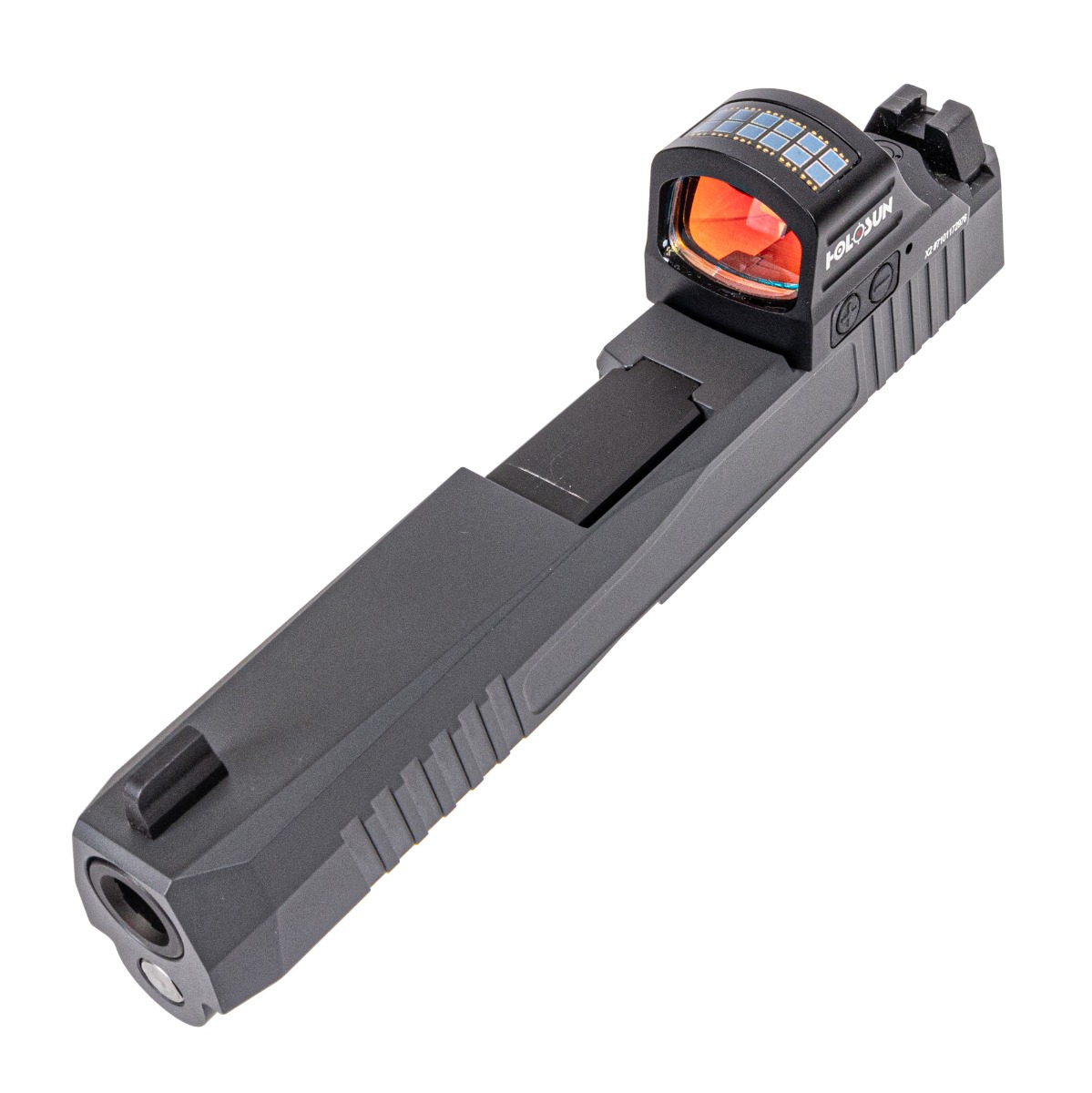 PSA Dagger Complete RMR Slide Assembly With Non-Threaded Barrel & Holosun HE407C-GR X2 Reflex Sight, Gray - Palmetto State Armory