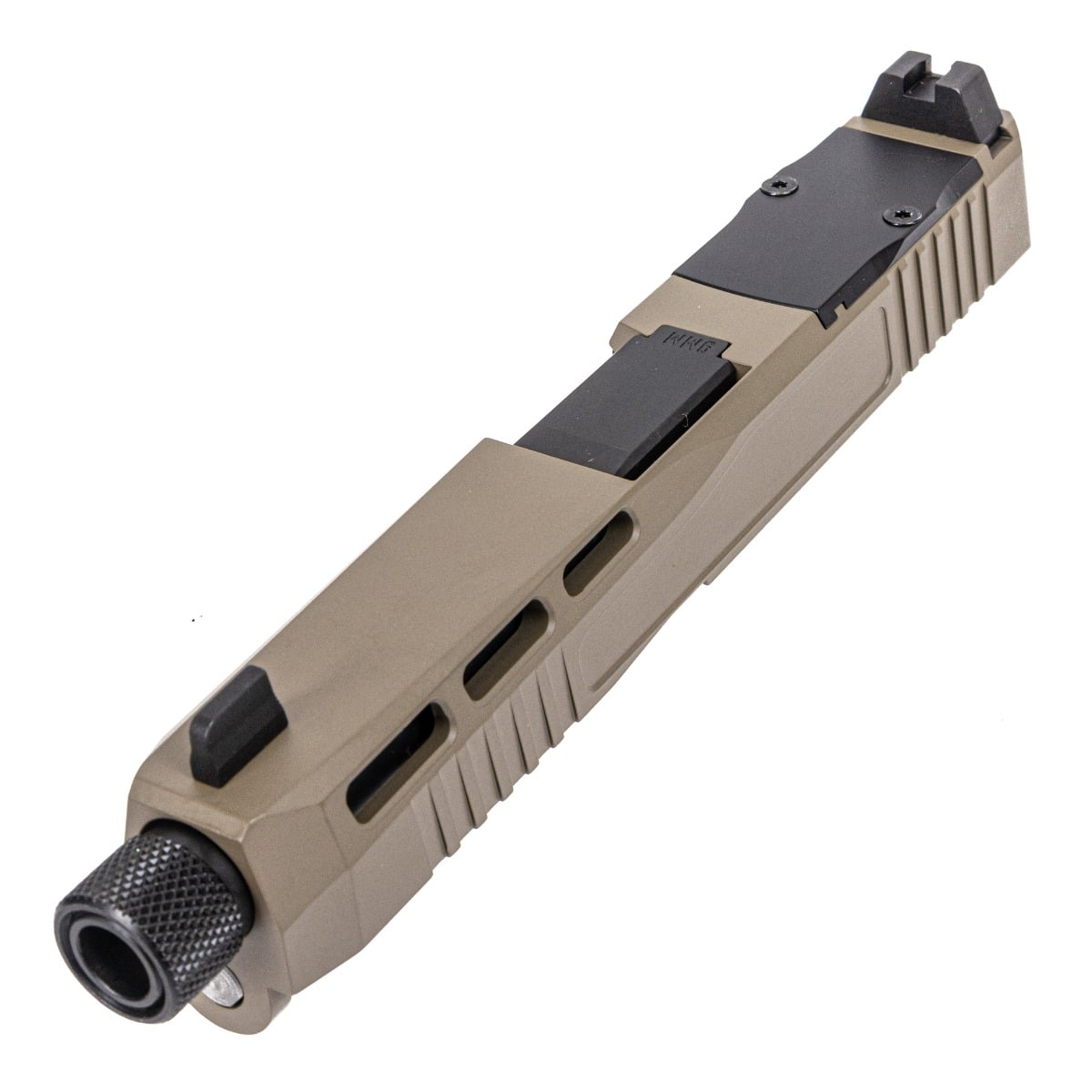 PSA Dagger Complete SW2 RMR Slide Assembly With Threaded Barrel, Flat Dark Earth