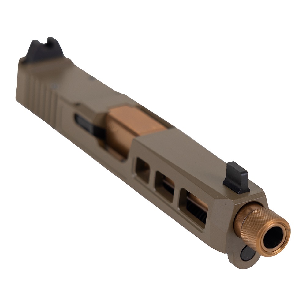 Palmetto State Armory PSA Dagger Complete SW1 RMR Slide Assembly W/ Copper Threaded Barrel, Flat Dark Earth