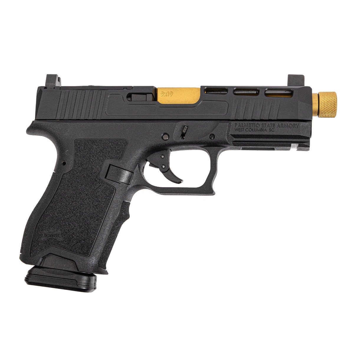 PSA Dagger Compact 9mm Pistol With SW2 Extreme Carry Cut RMR Slide & TiN Threaded Barrel, Black - Palmetto State Armory
