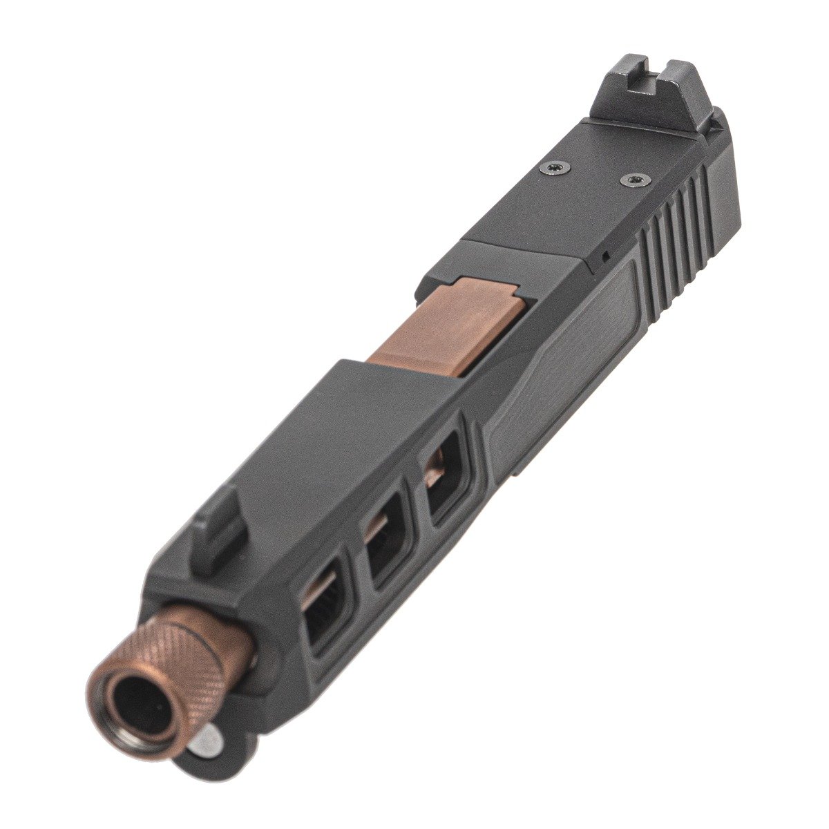 PSA Dagger Complete SW3 RMR Slide Assembly With Copper Threaded Barrel, Black - Palmetto State Armory