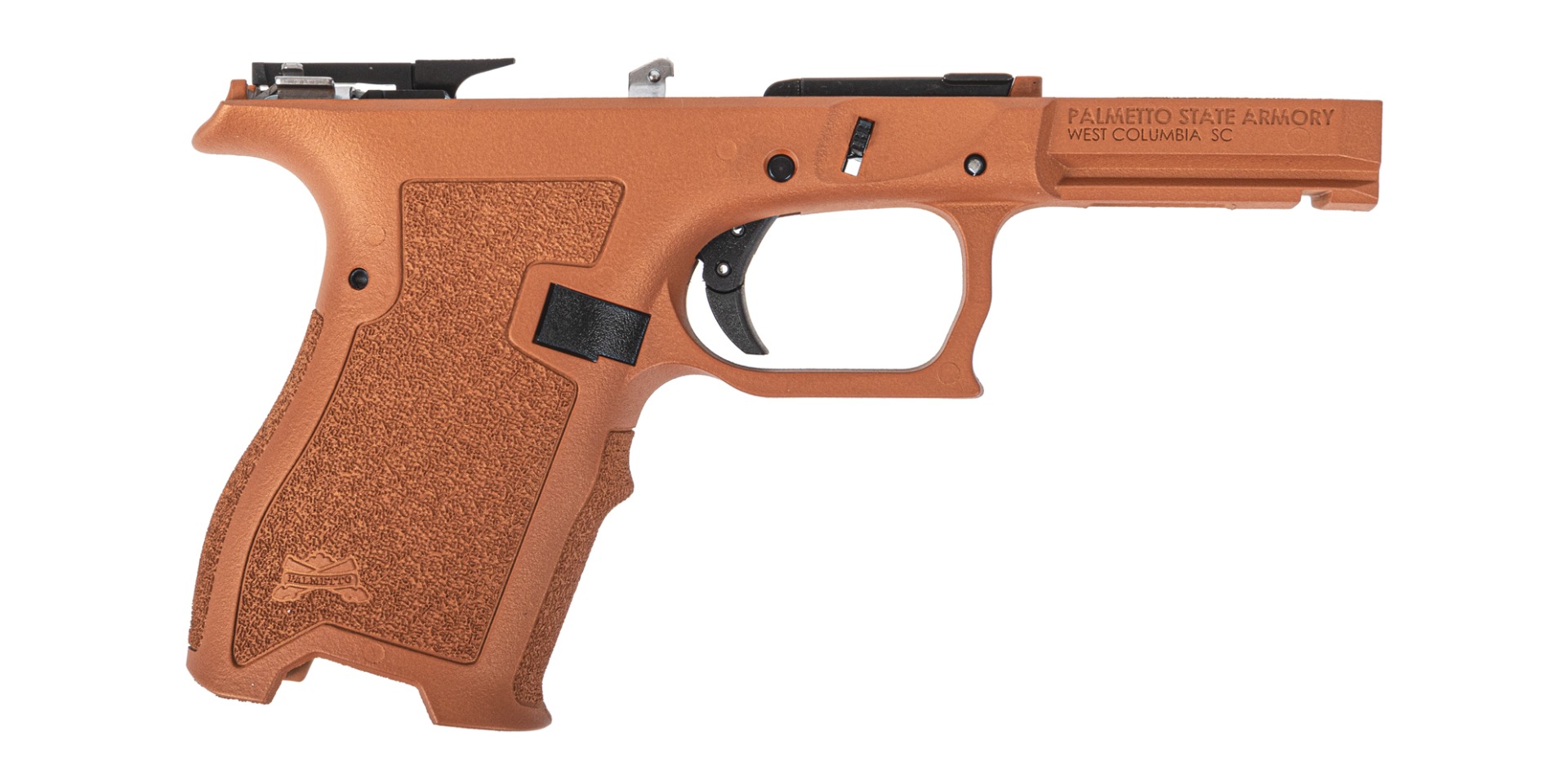 PSA Dagger Compact Complete Polymer Frame, Burnt Orange - Palmetto State Armory