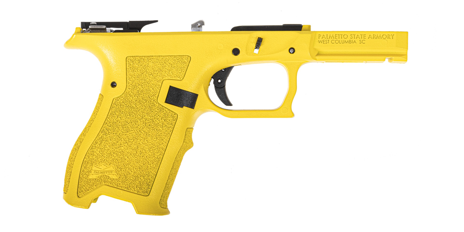 PSA Dagger Compact Complete Polymer Frame, Bright Yellow - Palmetto State Armory