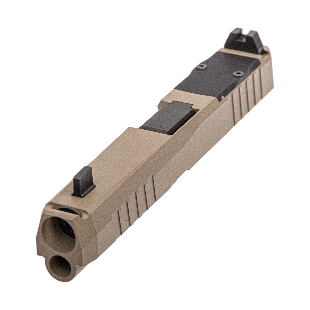 PSA Dagger Compact C-1 RMR Compensated Slide Assembly With Non-Threaded Barrel, Flat Dark Earth - Palmetto State Armory